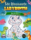 Söt dinosaurielabyrintbok för barn i åldrarna 6-12: Fantastiska pussel för smarta barn, roliga idéer och spel By Edward Afrifa Manu Cover Image