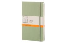 Moleskine Classic Notebook, Large, Ruled, Willow Green, Hard Cover (5 x 8.25) Cover Image