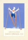 Vintage Lined Notebook Greetings from Idaho Springs, Colorado Cover Image