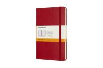 Moleskine Notebook, Medium, Ruled, Scarlet Red, Hard Cover (4.5 x 7) Cover Image
