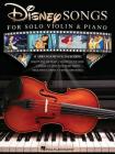 Disney Songs for Solo Violin & Piano Cover Image