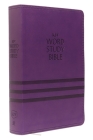 KJV, Word Study Bible, Imitation Leather, Purple, Red Letter Edition: 1,700 Key Words That Unlock the Meaning of the Bible Cover Image