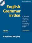 English Grammar in Use: A Self-Study Reference and Practice Book for Intermediate Students of English with Answers [With CDROM] By Raymond Murphy Cover Image