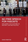 No Free Speech for Fascists: Exploring 'No Platform' in History, Law and Politics (Routledge Studies in Fascism and the Far Right) By David Renton Cover Image