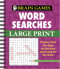 Brain Games - Word Searches - Large Print (Purple) Cover Image