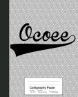 Calligraphy Paper: OCOEE Notebook By Weezag Cover Image