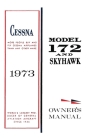 Cessna 1973 Model 172 and Skyhawk Owner's Manual Cover Image
