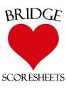 Bridge Scoresheets: 6x9 Notebook with 100 Bridge Score Sheets By Anne Martins Cover Image