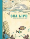 Sea Life: Portable Coloring for Creative Adults (Adult Coloring Books) Cover Image