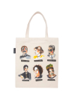 Punk Rock Authors Tote Bag By Out of Print Cover Image