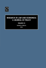 Research in Law and Economics, Volume 23: A Journal of Policy By Richard O. Zerbe (Editor), John B. Kirkwood (Editor) Cover Image