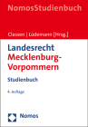 Landesrecht Mecklenburg-Vorpommern: Studienbuch By Claus Dieter Classen (Editor), Jorn Ludemann (Editor) Cover Image