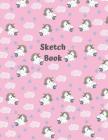 Sketch Book: Cute Baby Unicorn Sketchbook for Kids, Doodle, Draw and Sketch - Vol 1 - 8.5 X 11 - 120 Pages By Kreative Fun Cover Image
