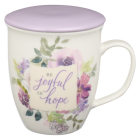 Christian Art Gifts Ceramic Mug with Lid for Women Be Joyful in Hope - Romans 12:12, 13 Oz. By Christian Art Gifts (Created by) Cover Image