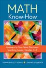 Math Know-How By Thomasenia L. Adams, Joanne J. Laframenta Cover Image