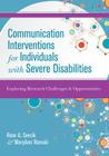 Communication Interventions for Individuals with Severe Disabilities: Exploring Research Challenges and Opportunities Cover Image