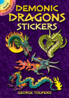 Demonic Dragons Stickers (Dover Stickers) By George Toufexis Cover Image