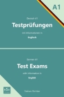 Deutsch Testprüfungen Niveau A1 Mit Übersetzungen in Englisch (Deutsch als Fremdsprache Niveau A1) Cover Image