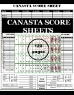 Canasta Score Sheets: Game Record Keeper Notebook Size:8.5