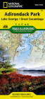 Lake George, Great Sacandaga: Adirondack Park Map (National Geographic Trails Illustrated Map #743) By National Geographic Maps Cover Image