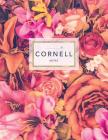 Cornell Notes: Floral Roses - 120 White Pages 8.5x11