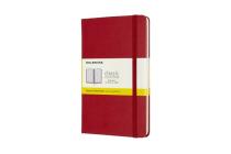 Moleskine Notebook, Medium, Squared, Scarlet Red, Hard Cover (4.5 x 7) Cover Image