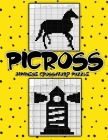 Picross Japanese Crossword Puzzle: Hanjie Puzzle Book for Adults, Nonogram Puzzle Book Back and White, Gift for Brain Teaser Lovers Cover Image