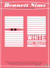 White Dialogues By Bennett Sims Cover Image
