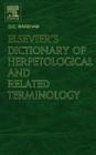 Elsevier's Dictionary of Herpetological and Related Terminology By D. C. Wareham Cover Image