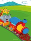 Livre de coloriage Trains 1 By Nick Snels Cover Image