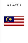 Malaysia: Country Flag A5 Notebook to write in with 120 pages Cover Image
