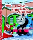 Thomas' Night Before Christmas (Thomas & Friends) (Little Golden Book) Cover Image