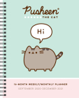 Pusheen 16-Month 2020-2021 Weekly/Monthly Planner Calendar By Claire Belton Cover Image