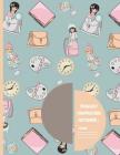 Primary composition notebook: Baby Blue Back to school pattern Story Paper to write in for Girls 120 pages (8.5 x 11 Inch). By Creative Line Publishing Cover Image