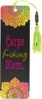 Carpe F*cking Diem Beaded Bookmark By Peter Pauper Press Inc (Created by) Cover Image