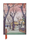 Hiroshige: Plum Garden (Foiled Journal) (Flame Tree Notebooks) Cover Image