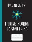 Composition Book: Wide Ruled Writing Notebook for Scientists and Nerds By Printable Remedy Cover Image