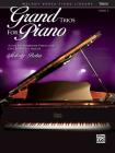 Grand Trios for Piano, Bk 5: 4 Intermediate Pieces for One Piano, Six Hands By Melody Bober (Composer) Cover Image
