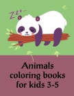 Animals Coloring Books For Kids 3-5: Christmas Book from Cute Forest Wildlife Animals Cover Image