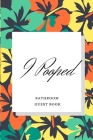 Guest Book Flowers I pooped Bathroom size 6X9 small: Great Gift to Friend Family Hotel neighbor housewarming Air bnb White Elephant By Accessories Funny Bathroom Cover Image