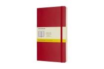 Moleskine Classic Notebook, Large, Squared, Scarlet Red, Soft Cover (5 x 8.25) Cover Image