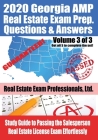 2020 Georgia AMP Real Estate Exam Prep Questions and Answers: Study Guide to Passing the Salesperson Real Estate License Exam Effortlessly [Volume 3 o By Fun Science Group, Real Estate Exam Professionals Ltd Cover Image