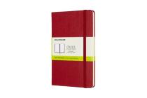 Moleskine Notebook, Medium, Plain, Scarlet Red, Hard Cover (4.5 x 7) By Moleskine Cover Image