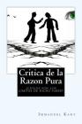Critica de la Razon Pura (Spanish) Edition By Immanuel Kant Cover Image