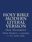 Holy Bible Modern Literal Version: Old Testament By Translation The MLV Team, God Cover Image