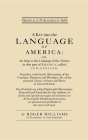 A Key Into the Language of America By Roger Williams Cover Image
