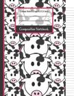 Composition Notebook: Cute Cows College Ruled Notebook for Girls, Kids, School, Students and Teachers By Creative School Co Cover Image