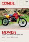 Honda CR250-500R Pro-Link 81-87 By Penton Staff Cover Image