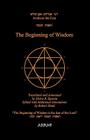 The Beginning of Wisdom By Meira B. Epstein (Translator), Avraham Ibn Ezra, Robert Hand (Editor) Cover Image
