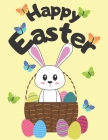 Happy Easter: Great Easter coloring book fo kids Cover Image